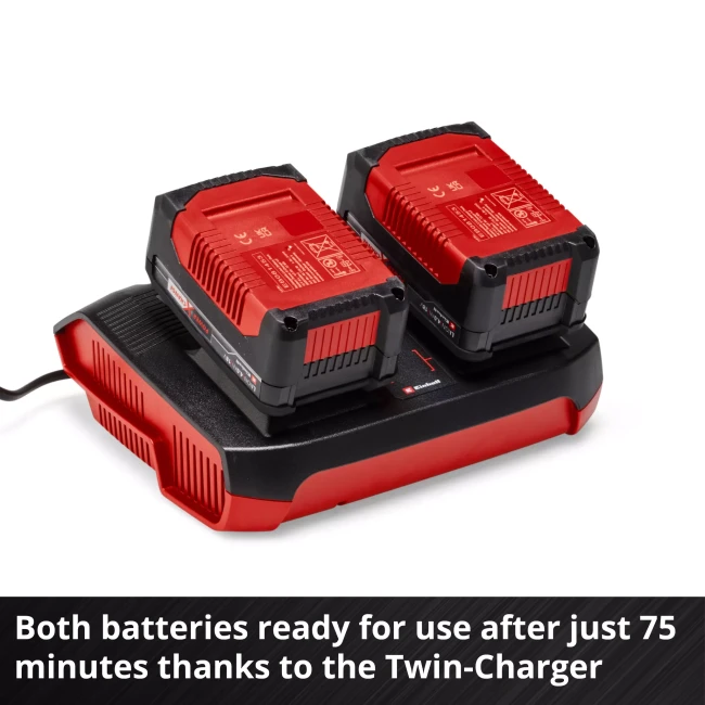 18V 2x4,0Ah Twincharger Kit Einhell Power-X-Change (4512112)