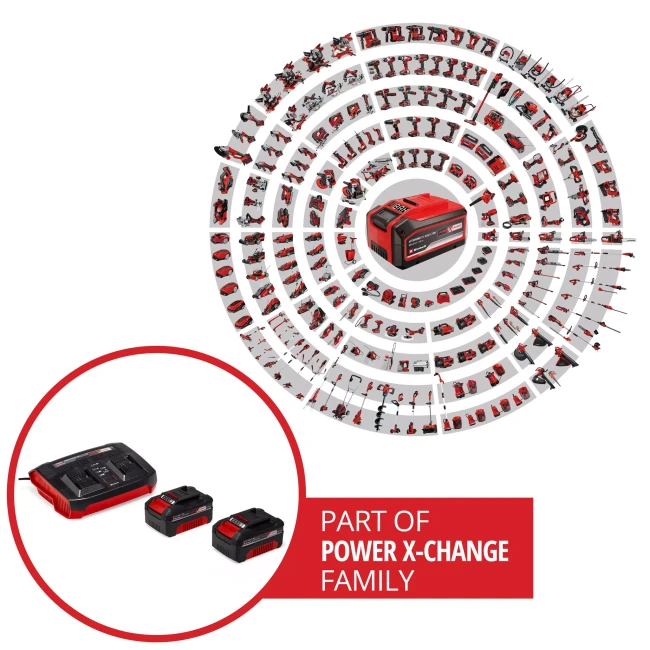 18V 2x4,0Ah Twincharger Kit Einhell Power-X-Change (4512112)