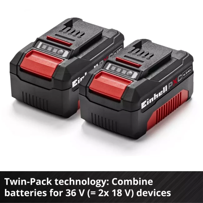 18V 2x4,0Ah Twincharger Kit Einhell Power-X-Change (4512112)