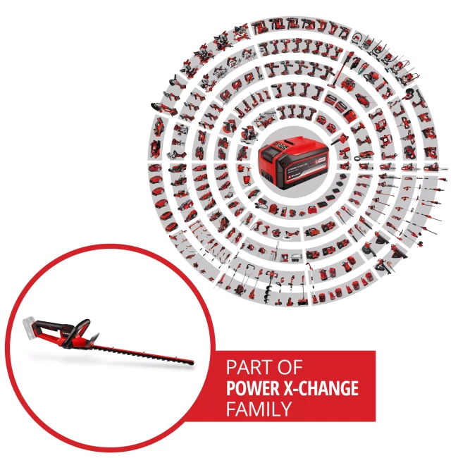 Кусторез аккумуляторный бесщеточный Einhell Professional GP-CH 18/50 Li BL - Solo (3410950)