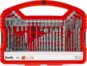 Einhell kwb 101 piece combination drill bit set best sale