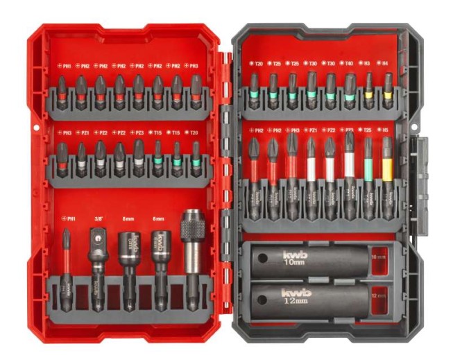Набір ударних біт 39 предметів L-Box, kwb (109010)
