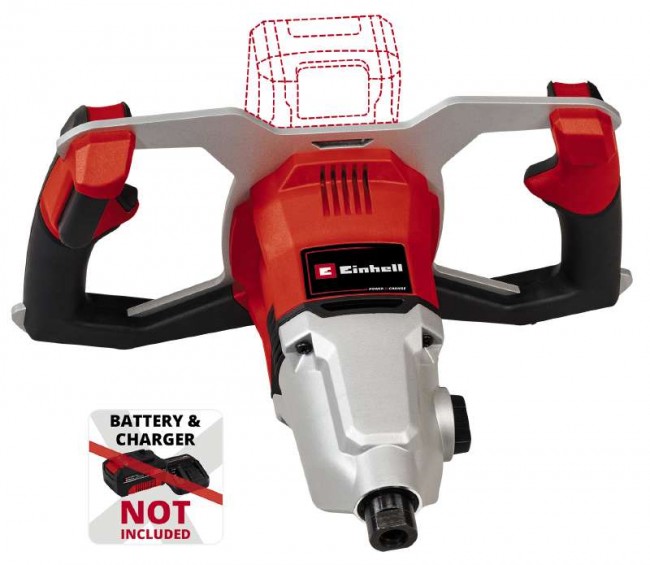 Міксер-мішалка акумуляторний безщітковий Einhell TP-MX 18-2 Li BL - Solo (4258770) Міксер-мішалка акумуляторний безщітковий Einhell TP-MX 18-2 Li BL - Solo (4258770)
