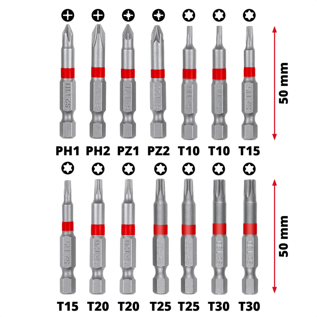 Набор бит Einhell, 42 шт, M-Case (118953) Набор бит Einhell, 42 шт, M-Case (118953)
