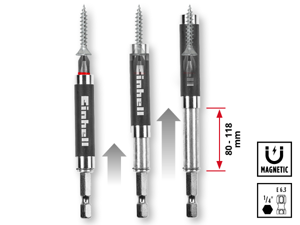 Набор бит Einhell, 42 шт, M-Case (118953) Набор бит Einhell, 42 шт, M-Case (118953)
