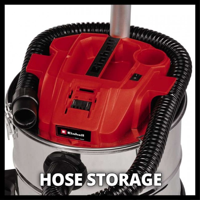 Пылесос для сбора золы аккумуляторный Einhell TE-AV 18/15 Li C - Solo (2351700) Пылесос для сбора золы аккумуляторный Einhell TE-AV 18/15 Li C - Solo (2351700)
