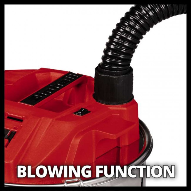 Пылесос для сбора золы аккумуляторный Einhell TE-AV 18/15 Li C - Solo (2351700) Пылесос для сбора золы аккумуляторный Einhell TE-AV 18/15 Li C - Solo (2351700)