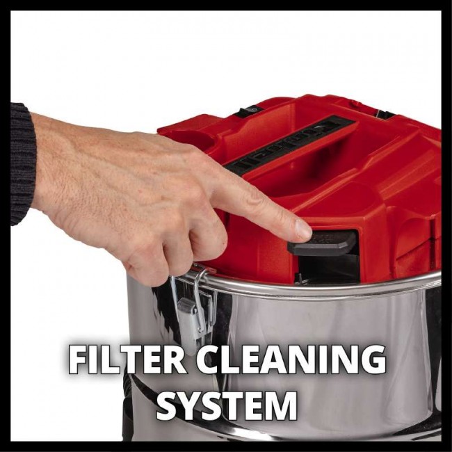 Пылесос для сбора золы аккумуляторный Einhell TE-AV 18/15 Li C - Solo (2351700) Пылесос для сбора золы аккумуляторный Einhell TE-AV 18/15 Li C - Solo (2351700)