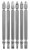 Набор двухсторонних бит 100 мм, 6 шт, kwb (120910)