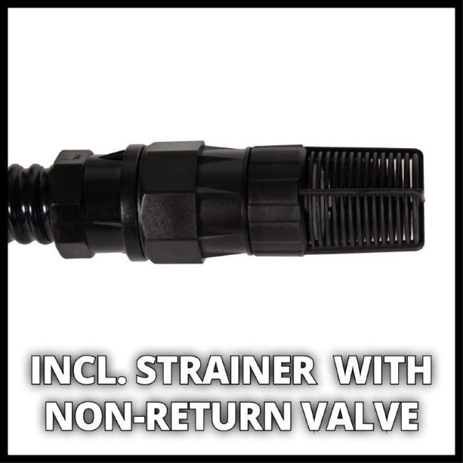 Шланг впитывающий для воды с фильтром и обратным клапаном, пластиковый 4м Einhell (4173635) Шланг впитывающий для воды с фильтром и обратным клапаном, пластиковый 4м Einhell (4173635)