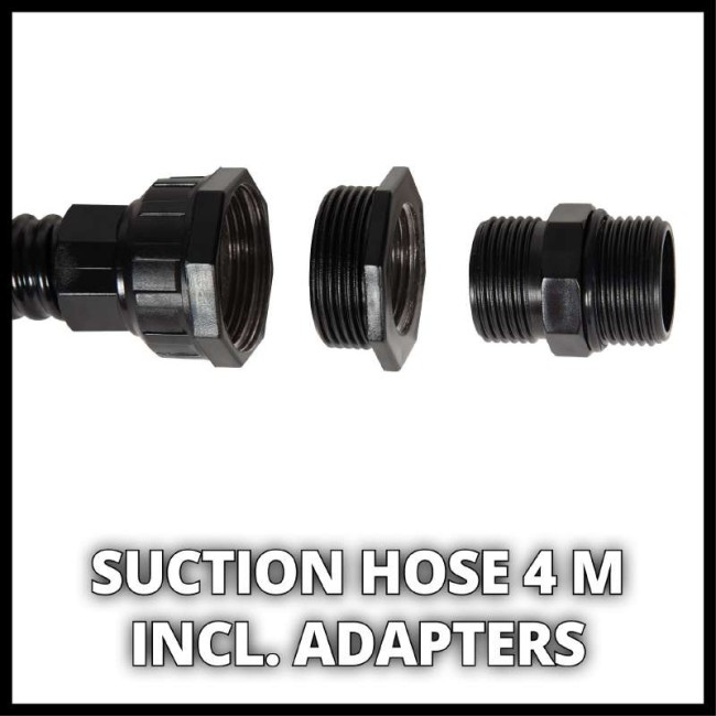 Шланг впитывающий для воды с фильтром и обратным клапаном, пластиковый 4м Einhell (4173635) Шланг впитывающий для воды с фильтром и обратным клапаном, пластиковый 4м Einhell (4173635)