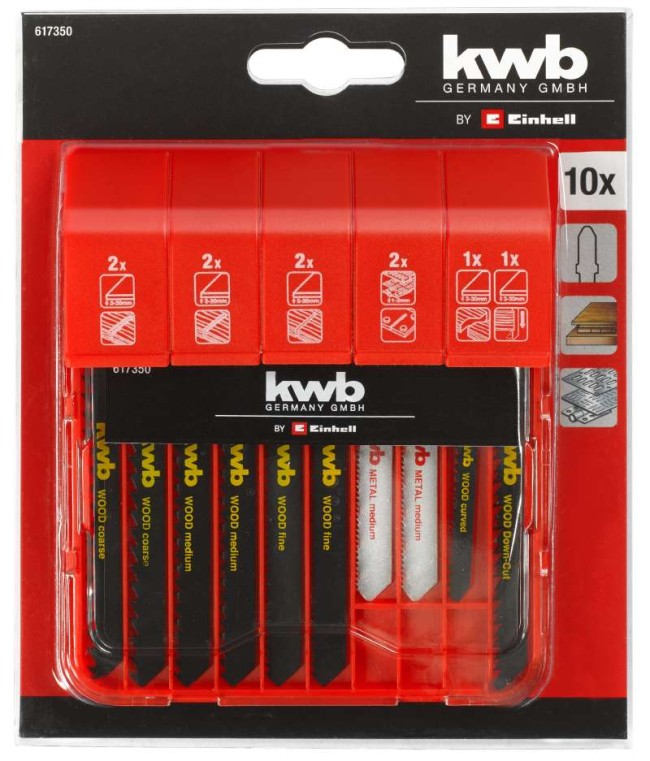 Набір Пилки до лобзика 10 шт. kwb (617350)