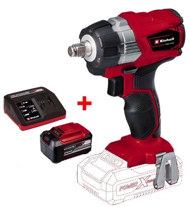 Ударний гайковерт безщітковий Einhell TP-CW 18Li BL - Solo (4510040)