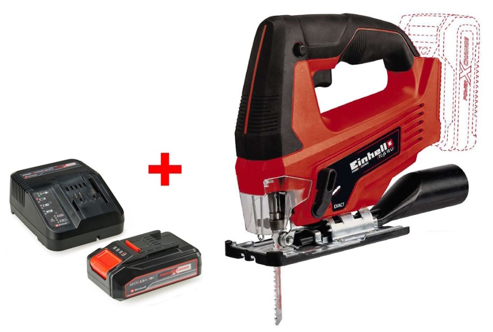 Лобзик акумуляторний Einhell TC-JS 18 Li - Solo - Офіційний