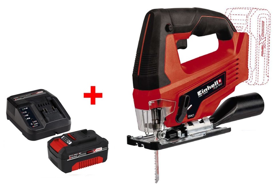 Лобзик акумуляторний Einhell TC-JS 18 Li - Solo - Офіційний