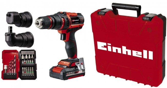 Шуруповерт Einhell TE-CD 18/45 3X-Li +22 (1x2,0Ah) (4513990)