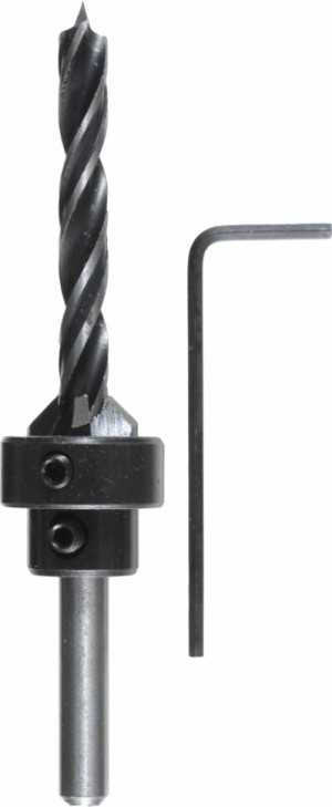 Зеньковка-насадка со сверлом по дереву 4 мм kwb (513104) Зеньковка-насадка со сверлом по дереву 4 мм kwb (513104)