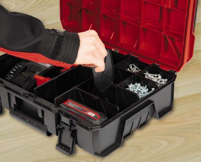 Пластиковий кейс Einhell E-Case S-F вкл. роздільники (4540020)