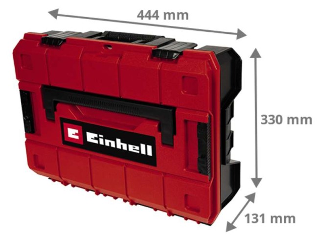 Пластиковий кейс Einhell E-Case S-F вкл. роздільники (4540020)