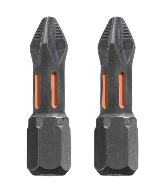 Бита торсионная PH2 25мм 2шт, kwb (122002)