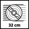 Уценка! Газонокосилка аккумуляторная бесщеточная Einhell GE-CM 18/32 Li - Solo (3413256-уценка)
