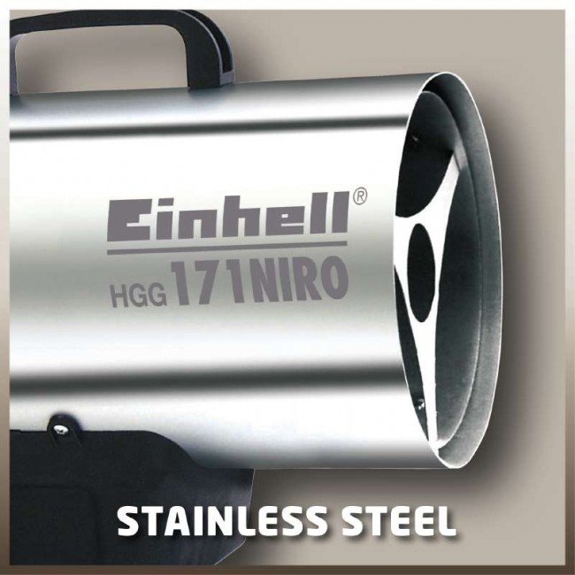 Обігрівач газовий Einhell HGG 171 Niro (2330435) Обігрівач газовий Einhell HGG 171 Niro (2330435)