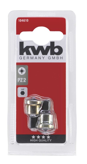 Біта з обмеженням глибини PZ2 2 шт, kwb (104610) Біта з обмеженням глибини PZ2 2 шт, kwb (104610)