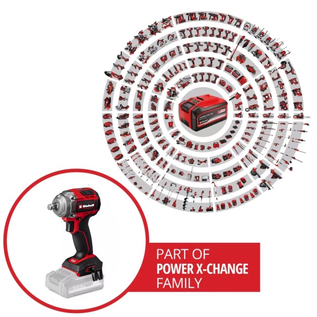 Акция! Набор Ударный гайковерт бесщеточный аккумуляторный Einhell Professional TP-CW 18/350-C Li BL - Solo + зарядка и аккумулятор Starter-Kit 18V 4,0 Ah (4510055, 4512042) Акция! Набор Ударный гайковерт бесщеточный аккумуляторный Einhell Professional TP-CW 18/350-C Li BL - Solo + зарядка и аккумулятор Starter-Kit 18V 4,0 Ah (4510055, 4512042)