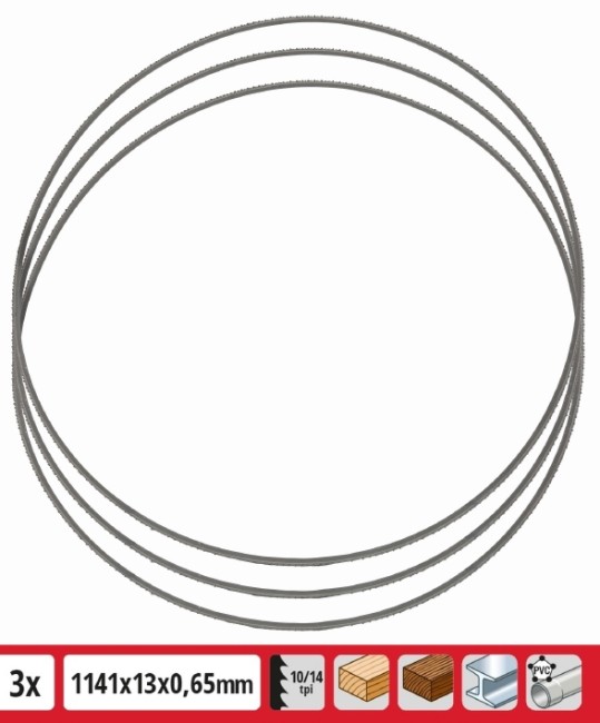 Пильное полотно для TE-MB 18/127 Li, 1141x13 мм, 10/14Z, 3 шт (4506160) Пильное полотно для TE-MB 18/127 Li, 1141x13 мм, 10/14Z, 3 шт (4506160)