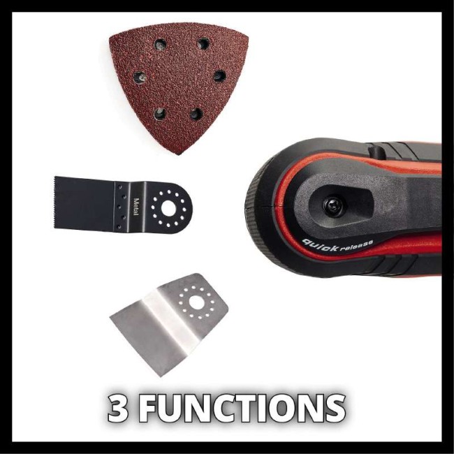 Багатофункціональний інструмент акумуляторний безщітковий Einhell TP-MG 18 Li BL - Solo (4465190) Багатофункціональний інструмент акумуляторний безщітковий Einhell TP-MG 18 Li BL - Solo (4465190)