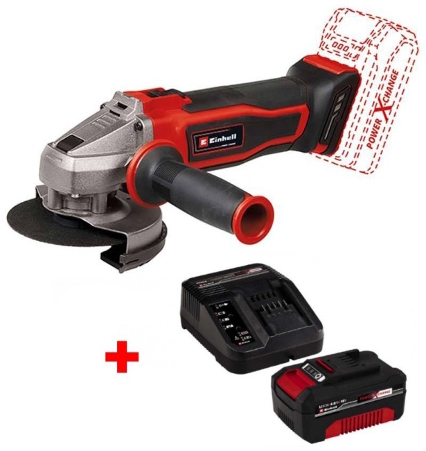 Угловая аккумуляторная шлифмашина Einhell TE-AG 18/115 Q Li Solo (4431165) Угловая аккумуляторная шлифмашина Einhell TE-AG 18/115 Q Li Solo (4431165)