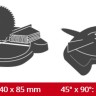 Пила торцовочная аккумуляторная с протяжкой Einhell TE-SM 36/10 L Li - Solo (4300885)