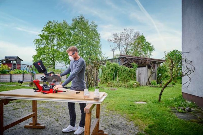 Пила торцювальна акумуляторна з протяжкою Einhell TE-SM 36/10 L Li - Solo (4300885)