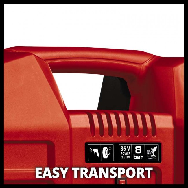 Компресор акумуляторний Einhell TE-AC 36/8 Li OF Set-Solo (4020440) Компресор акумуляторний Einhell TE-AC 36/8 Li OF Set-Solo (4020440)