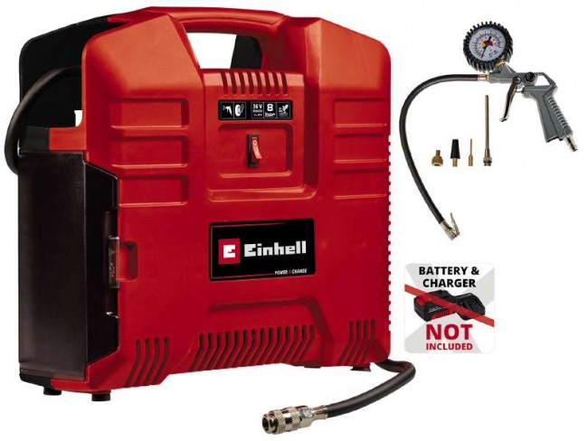 Компресор акумуляторний Einhell TE-AC 36/8 Li OF Set-Solo (4020440) Компресор акумуляторний Einhell TE-AC 36/8 Li OF Set-Solo (4020440)