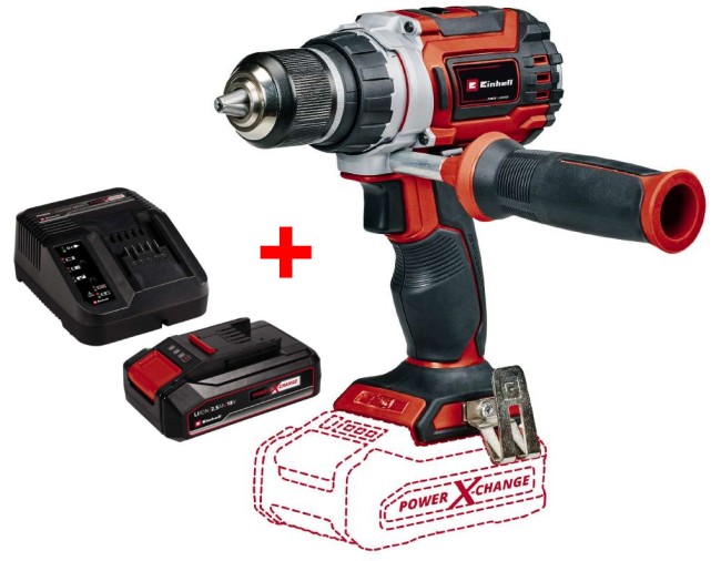 Набор шуруповерт бесщеточный Einhell TP-CD 18/60 Li BL Solo + Starter Kit 18V 2,5 Ah (4514210 Kit 2.5)