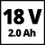 Тример акумуляторний Einhell GC-CT 18/24 Li (1x2,0Ah) (3411125)
