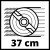 Газонокосилка электрическая Einhell GC-EM 1600/37 (3400080)