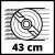 Газонокосилка электрическая Einhell GC-EM 1800/43 (3400090)