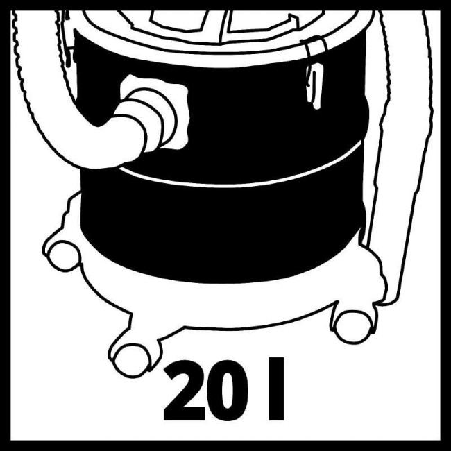 Пилосос для збору золи Einhell TC-AV 2032 DW (2351667) Пилосос для збору золи Einhell TC-AV 2032 DW (2351667)