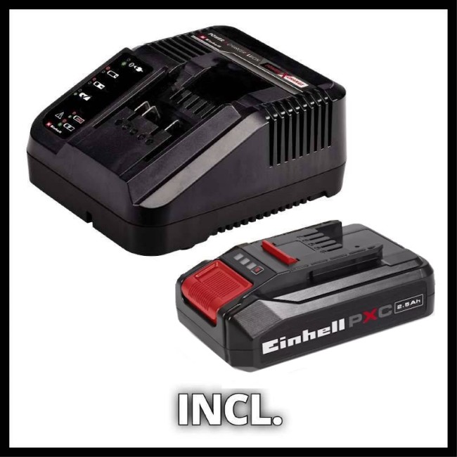 Набір тример акумуляторний Einhell GE-CT 18 Li Solo + Starter Kit 18V 2,5 Ah (3411172 Кit 2,5Ah )
