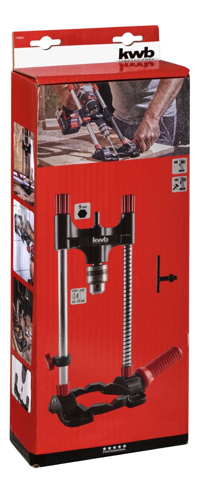 Направляюча до дрилі зі свердлильним патроном Mobil Drill Press Pro, kwb (778500)