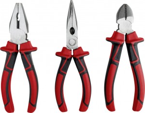 Набор плоскогубцев 160 мм, 3 шт, kwb (381090) Набор плоскогубцев 160 мм, 3 шт, kwb (381090)