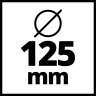 Кутова акумуляторна безщіткова шліфмашина Einhell TP-AG 18/125 F Li BL - Solo (4431175)
