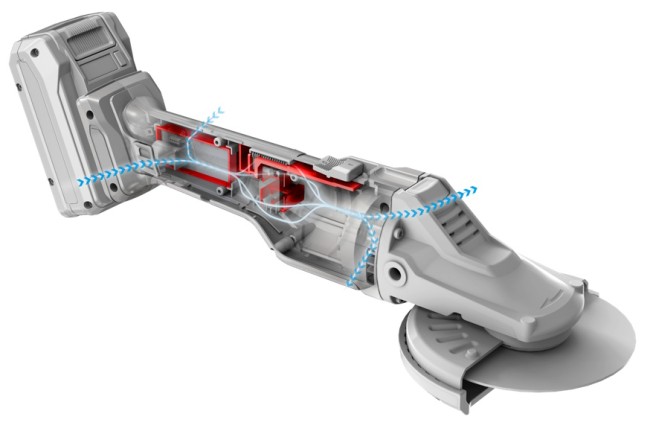 Кутова акумуляторна безщіткова шліфмашина Einhell TP-AG 18/125 F Li BL - Solo (4431175)