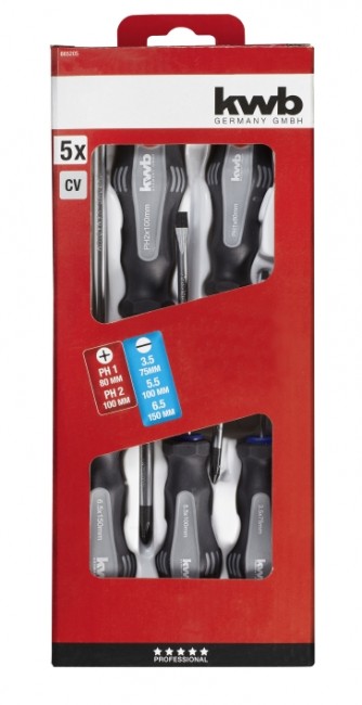 Набір викруток, 5 шт, KWB (665205)