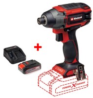 Акція! Набір ударна викрутка безщіткова Einhell TP-CI 18/220 Li BL + Starter-Kit 2.5 Аh (4510085, 4512097)