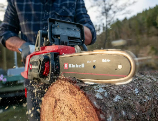 Пила цепная бесщеточная аккумуляторная Einhell GE-LC 18/25 Li-Solo (4600070)
