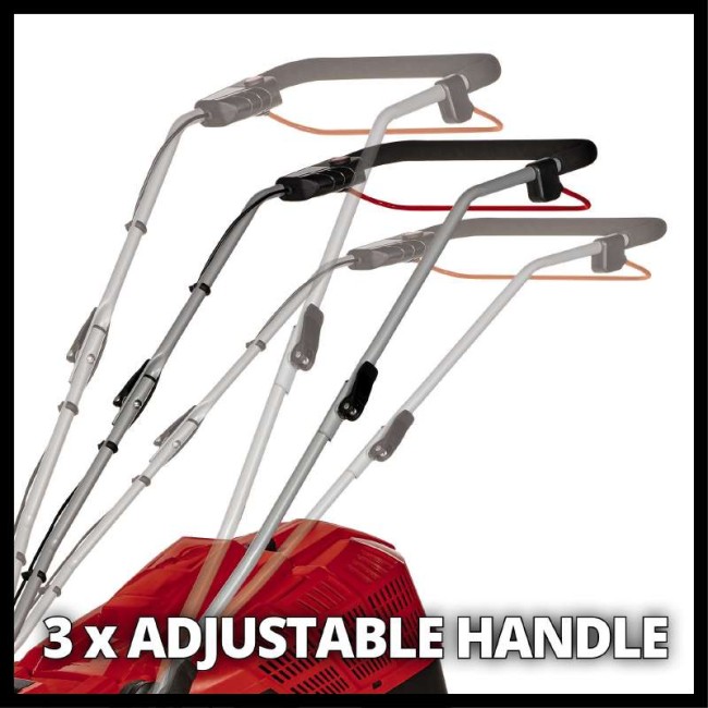 Акція! Набір газонокосарка акумуляторна безщіткова Einhell GE-CM 36/43 Li M - Solo + 2 зарядні пристрої і 2 акумулятора 18V 4,0 Ah (3413246, 4512042 - 2)