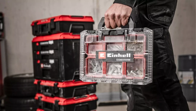 Кейс полуразмерный Einhell E-Case Half Size Organizer (4540048) Кейс полуразмерный Einhell E-Case Half Size Organizer (4540048)